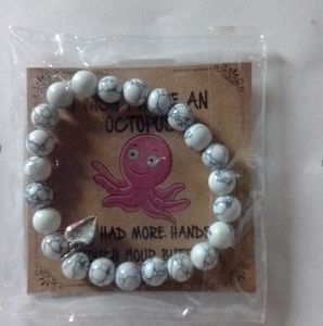 White Turquoise Healing Bracelet